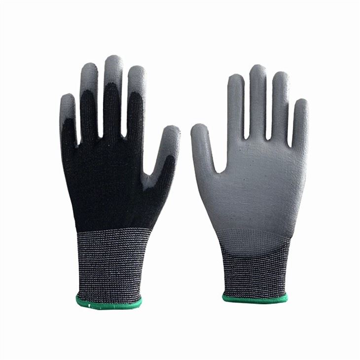 4x43C HPPE Shell Anti Cut Pu Coated Cut Resistant Gloves